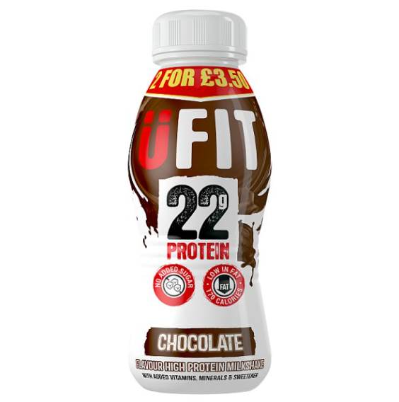ÜFIT Chocolate Flavour High Protein Milkshake 310ml x8
