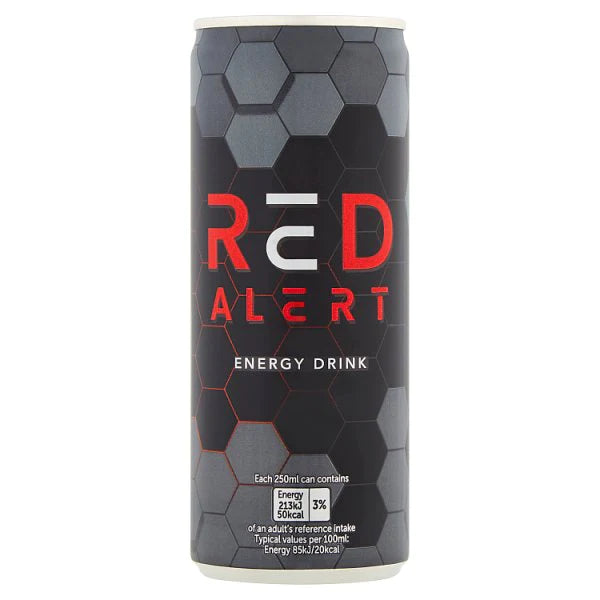 Red alert energy drink