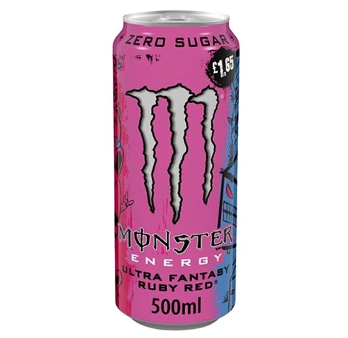Monster Ultra Energy Drink Fantasy Ruby Red 500ml